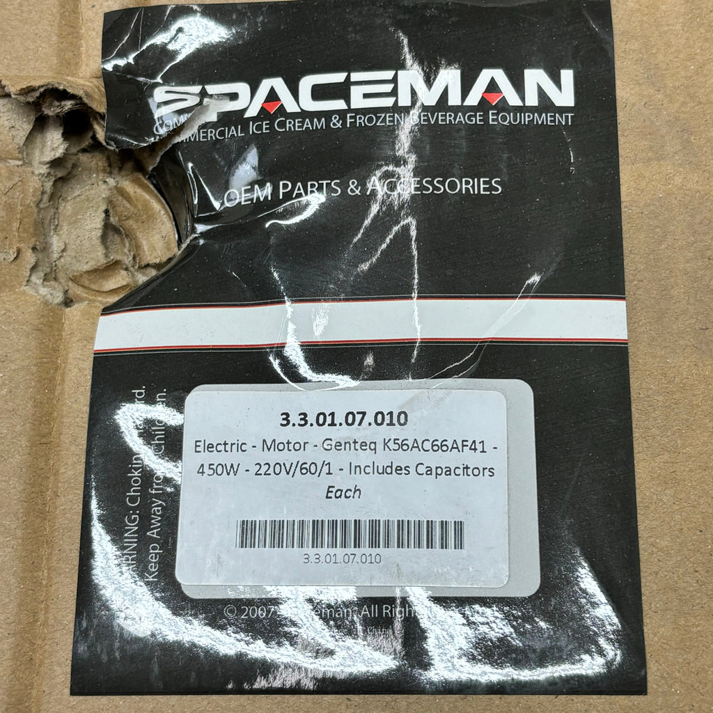 SPACEMAN Motor Capacitors 220V 60HZ 1 Phase Genteq K56AC66AF41 OEM 3.3.01.07.010