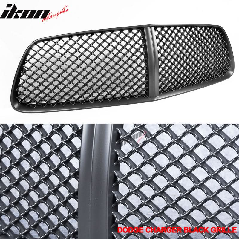 2011-2014 Dodge Charger RT SXT SE Pursuit Front Bumper Grille ABS