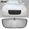 2004-2006 Chrysler Sebring Mesh Chrome Front Bumper Hood Grille ABS