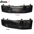 2004-2007Â Nissan Titan Front Hood Grille Vertical Style Black ABS