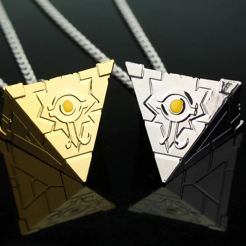 Yu-Gi-Oh Millennium Puzzle Necklace | 3D Yugi Muto Pendant Jewelry for Fans