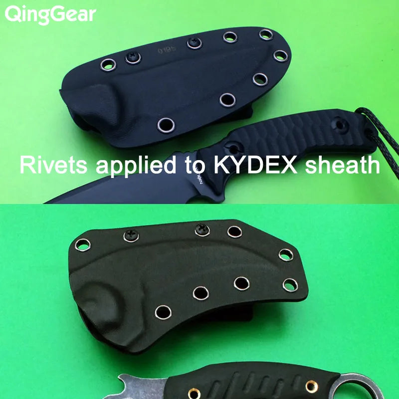 100pcs Kydex Sheath Eyelets 6mm 7mm Rivet Kit | DIY Hand Tool Parts