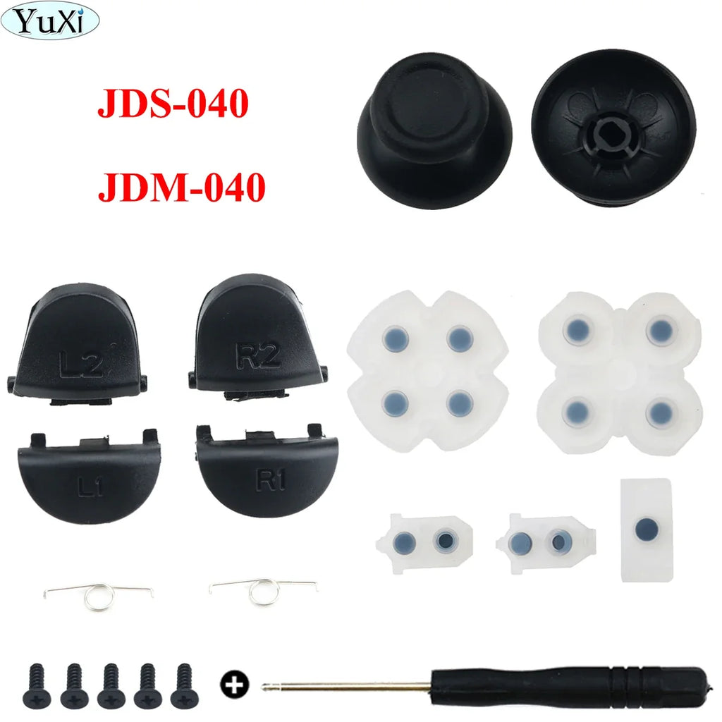 PS4 Controller Mod Kit | Replacement Trigger Buttons and Analog Stick Caps
