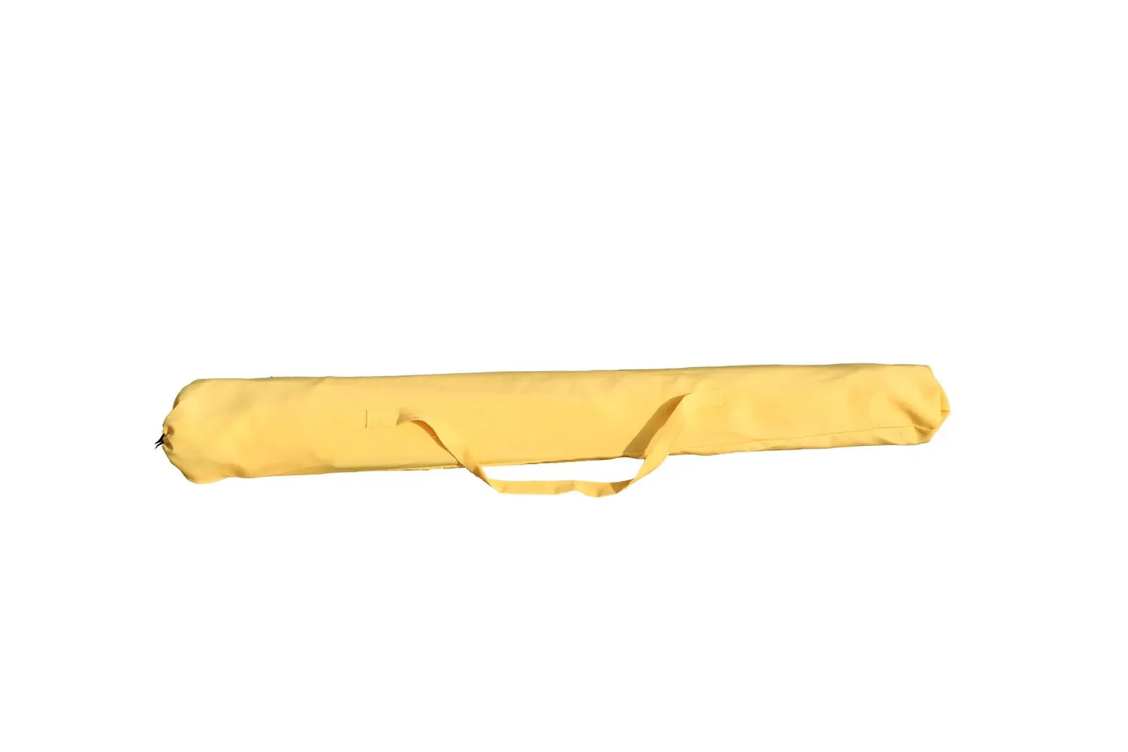 8.8 Feet Outdoor Aluminum Patio Umbrella Market Umbrella With 33 Pounds Round Resin Umbrella Base in Yellow