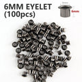 100pcs Kydex Sheath Eyelets 6mm 7mm Rivet Kit | DIY Hand Tool Parts