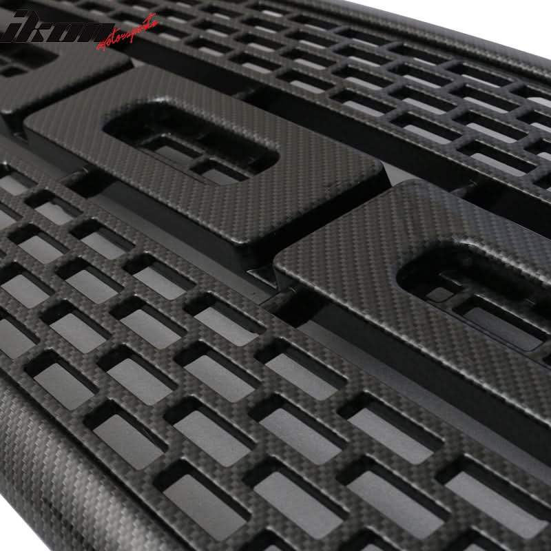 2004-2008 Ford F150 R Style Carbon Fiber Print Hood Bumper Grille