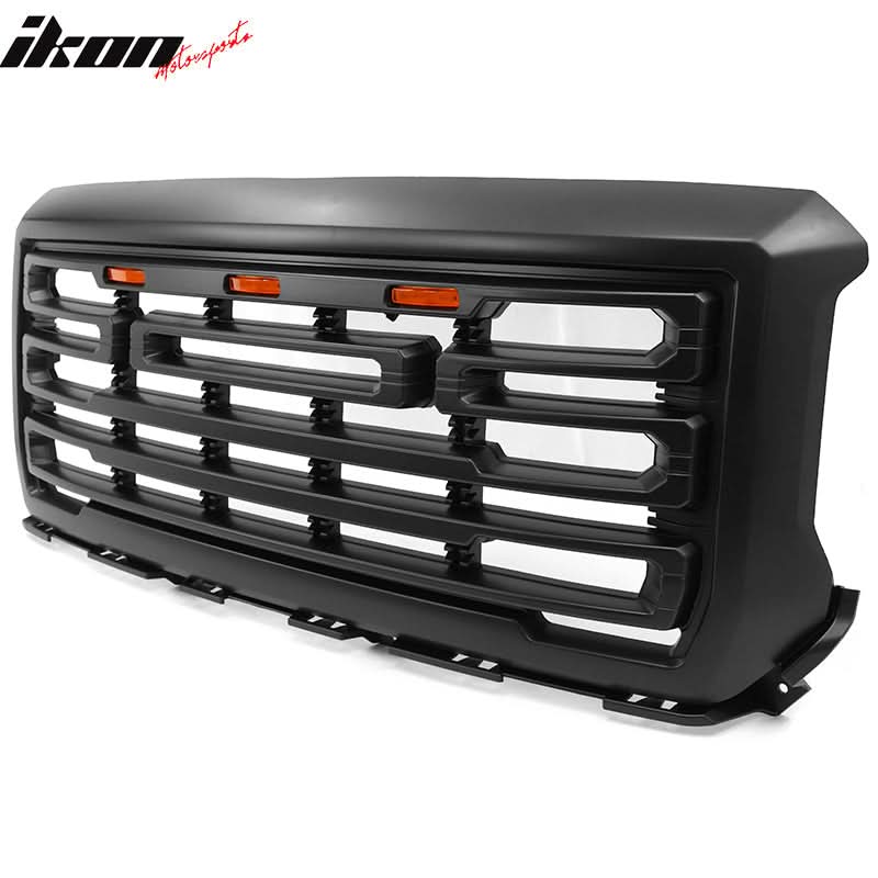 2014-2015 GMC Sierra 1500 Front Bumper Hood Grille Guard Grill