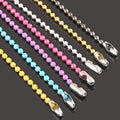 Colorful 2.4mm Alloy Ball Chain Necklace | DIY Jewelry Making Supplies