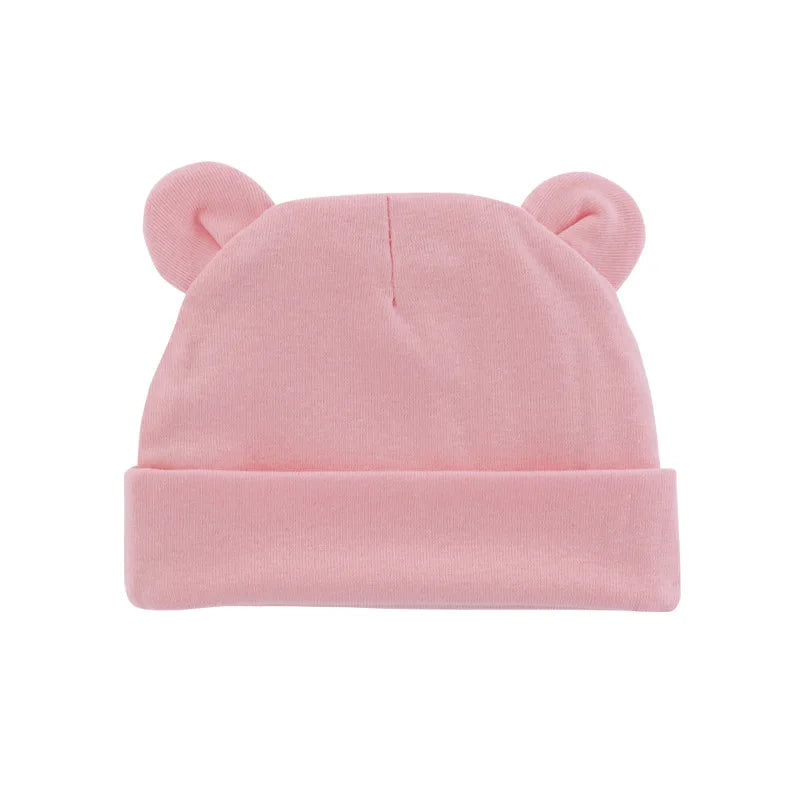 Soft Cotton Newborn Beanie Hat | Unisex Baby Cap for 0-12 Months