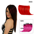 Colorful Clip In Bangs Hair Extensions | High Temperature Fiber Hair Pieces for Women