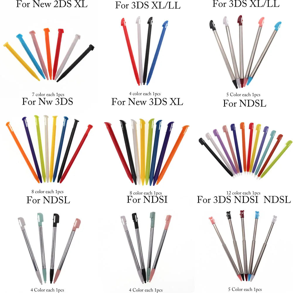 Replacement Stylus Pen for Nintendo 3DS 2DS NDSi | Dual Touch Screen Game Accessory