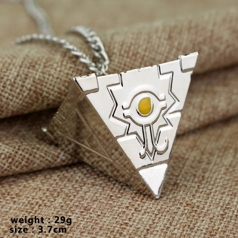 Yu-Gi-Oh Millennium Puzzle Necklace | 3D Yugi Muto Pendant Jewelry for Fans