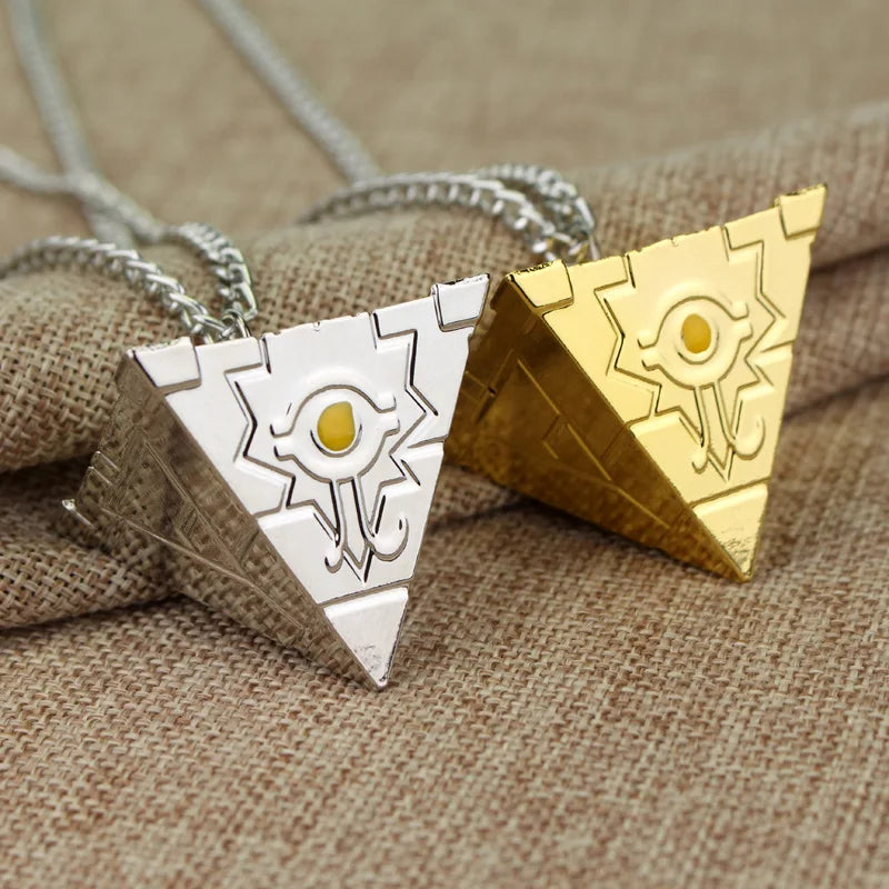 Yu-Gi-Oh Millennium Puzzle Necklace | 3D Yugi Muto Pendant Jewelry for Fans