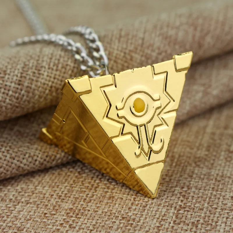 Yu-Gi-Oh Millennium Puzzle Necklace | 3D Yugi Muto Pendant Jewelry for Fans