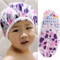 New cartoon children's bath hair moisture-proof cap shower cap waterproof shower hair cap
