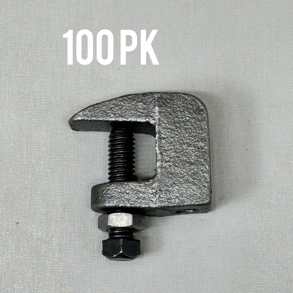 PHD MANUFACTURING INC (100 PACK) Beam Clamp PL Finish Open U Design 3/8 #350