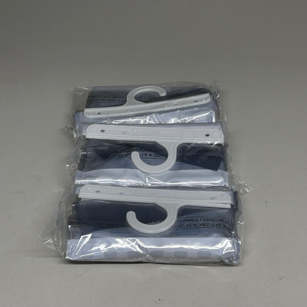 DAMPRID Fragrance Free Hanging Moisture Absorbers 3-PACK 15.4 oz FG83FFESB (New Other)