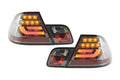 BMW 3-series E46 Coupe Chrome Smoked LED LightBar Taillights Set (1999-2002)