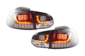 VW Golf Mk6 GTI LED Black Tail Lights V2 LED Indicators (2008-2014)