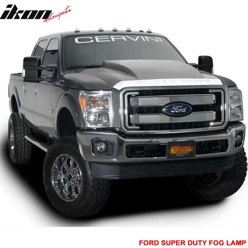 Fits 11-16 F250 F350 F450 F550 Fog Light Lamp Switch Wiring Bulb Kit