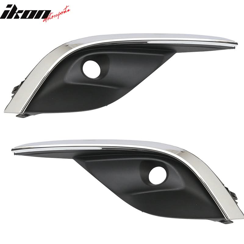 Fits 16-17 Mazda 6 Front Fog Light Lamps LED Clear Lens w/ Trim 2PC