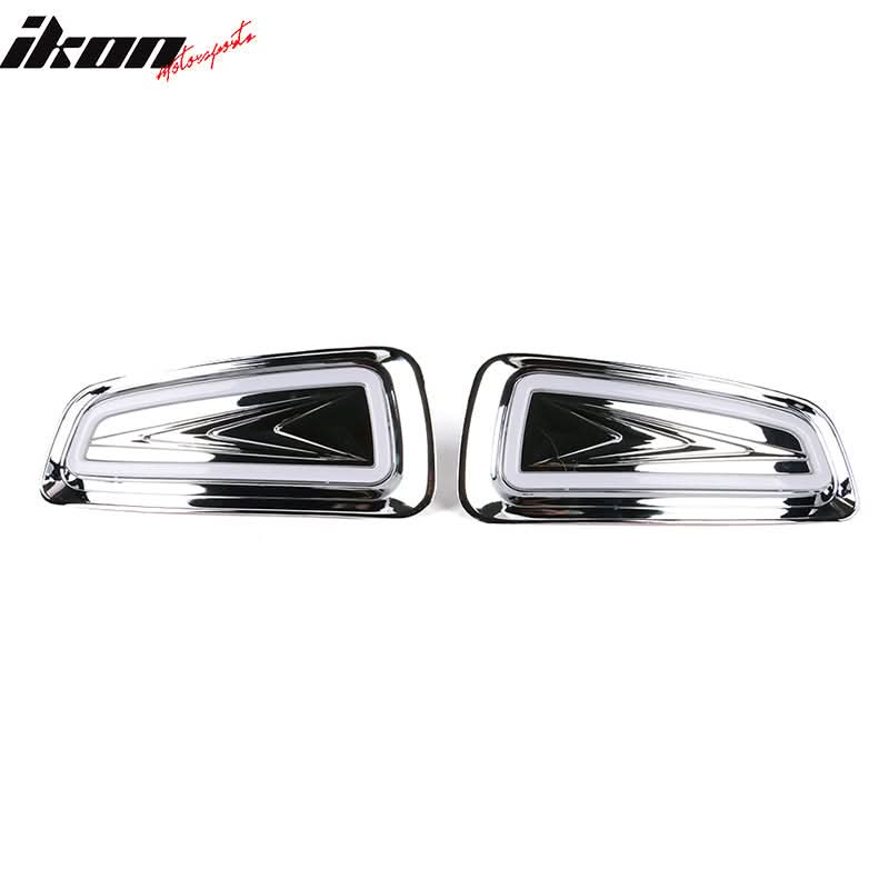 2011-2014 Ford F150 White Daytime Running Light Yellow Turn Signal