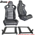 1990-1999 Toyota MR2 W20 SW20 Chassis Racing Seats + Bracket