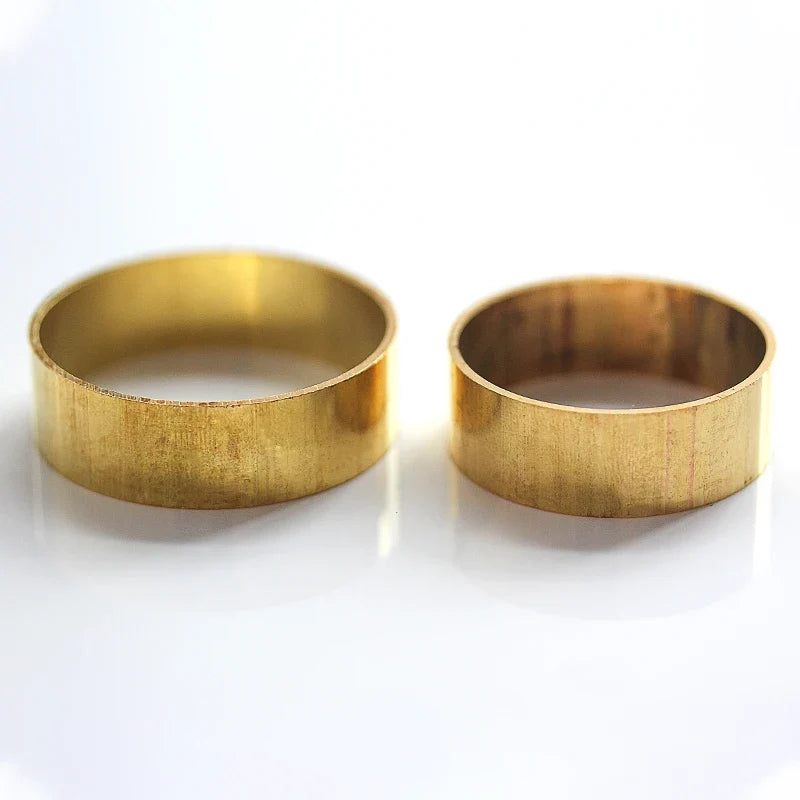 Brass Ferrules Hoop Ring Sleeve | Copper Alloy Connector for Home DIY
