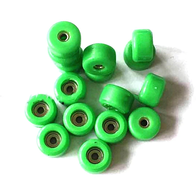 4Pcs/Set Urethane CNC Bearing Fingerboard Wheels | Professional PU + Metal