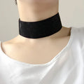 Soft Velvet Choker Necklace | Punk Gothic Heart Pendant Choker