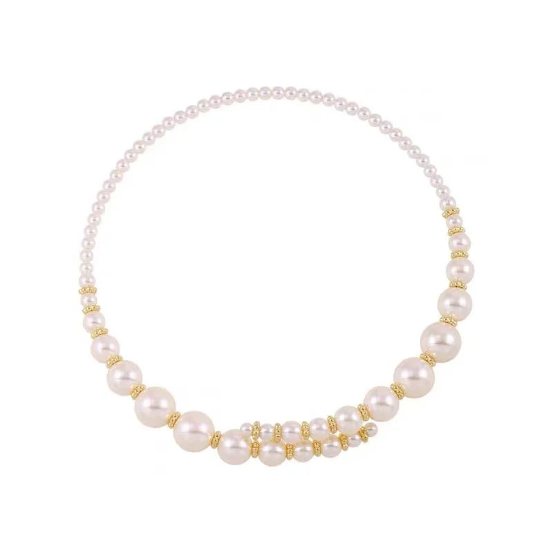 Taoya Vintage Imitation Pearl Collarbone Necklace | Women's Fashion Retro Jewelry