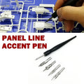 Panel Line Accent Pen | Tool for  Gundam Model Precision Panel Line Detailing