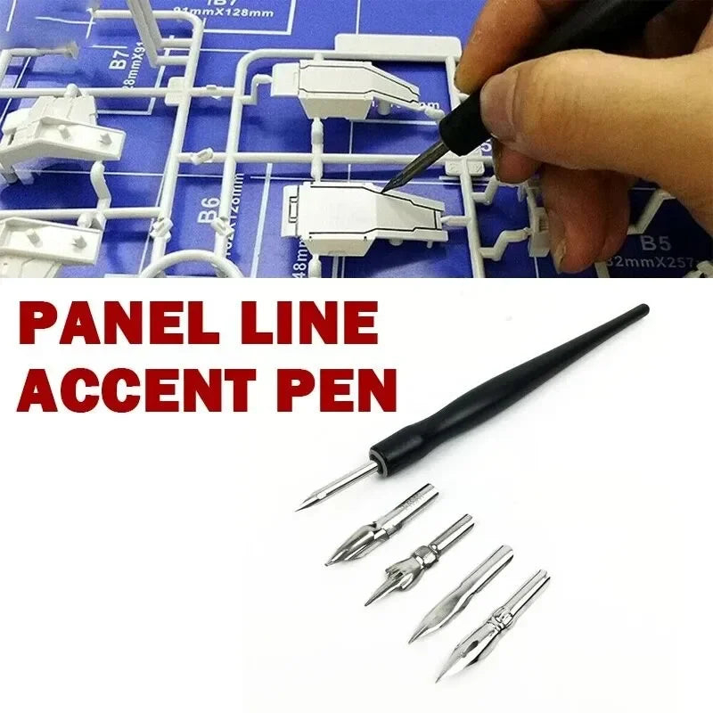 Panel Line Accent Pen | Tool for  Gundam Model Precision Panel Line Detailing