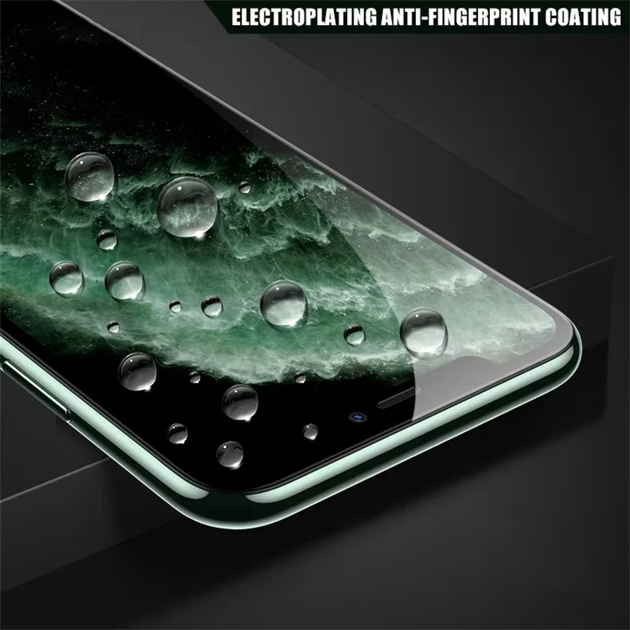 9H Tempered Glass For iPhone 17 Air 16 15 14 Plus 13 Mini 12 11 Pro Max Screen Protectors iPhone X XR XS Max 7 8 Protection Film