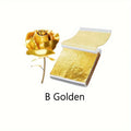 100pcs Imitation Gold Silver Foil Paper Leaf Sheets | Gilding DIY Craft Art Supplies