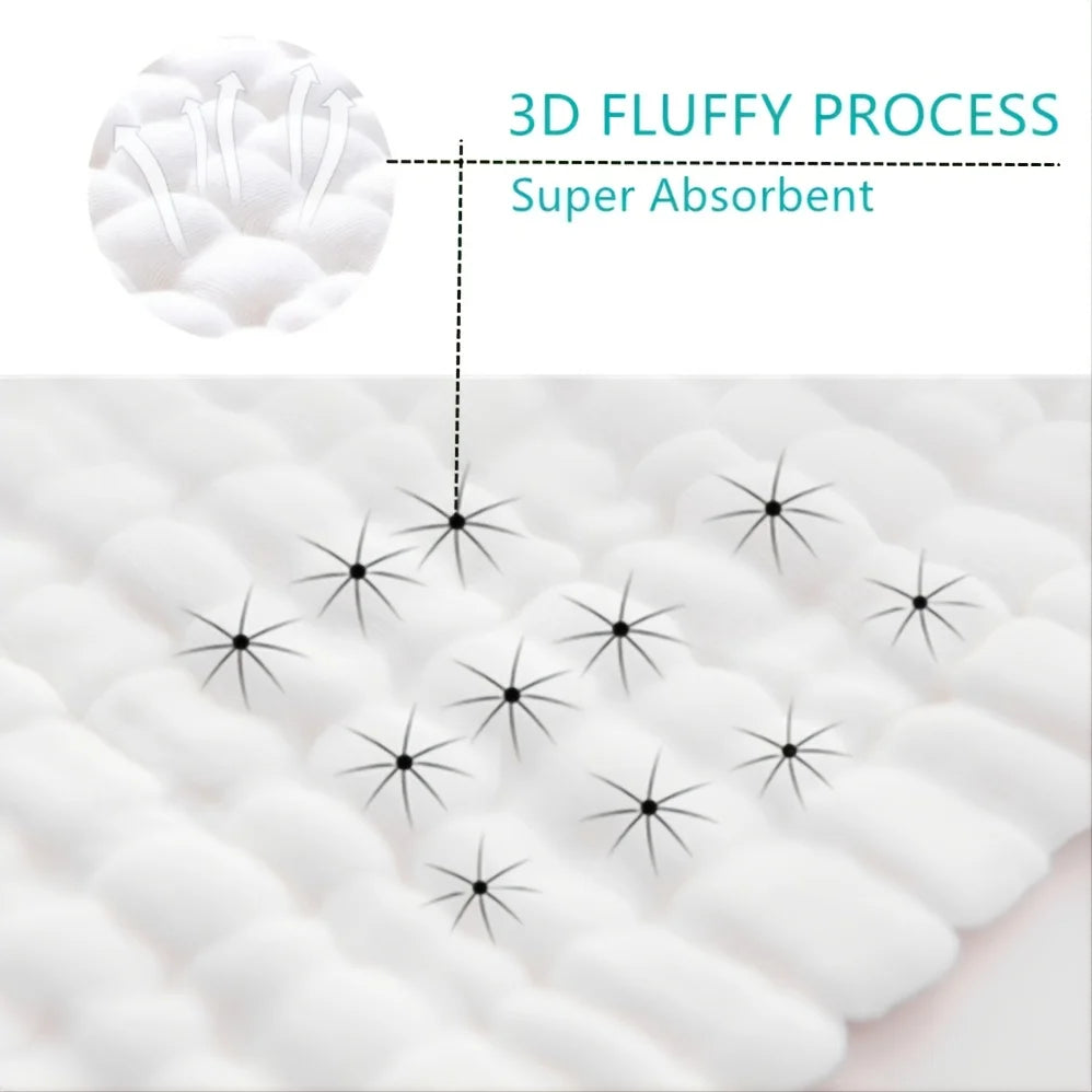 Large Muslin Burp Cloths | Extra Absorbent Baby Hand Washcloths