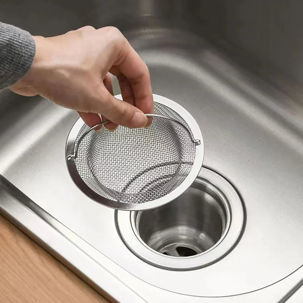 Stainless Steel Kitchen Sink Filter Strainer | Food Residue and Hair Catcher