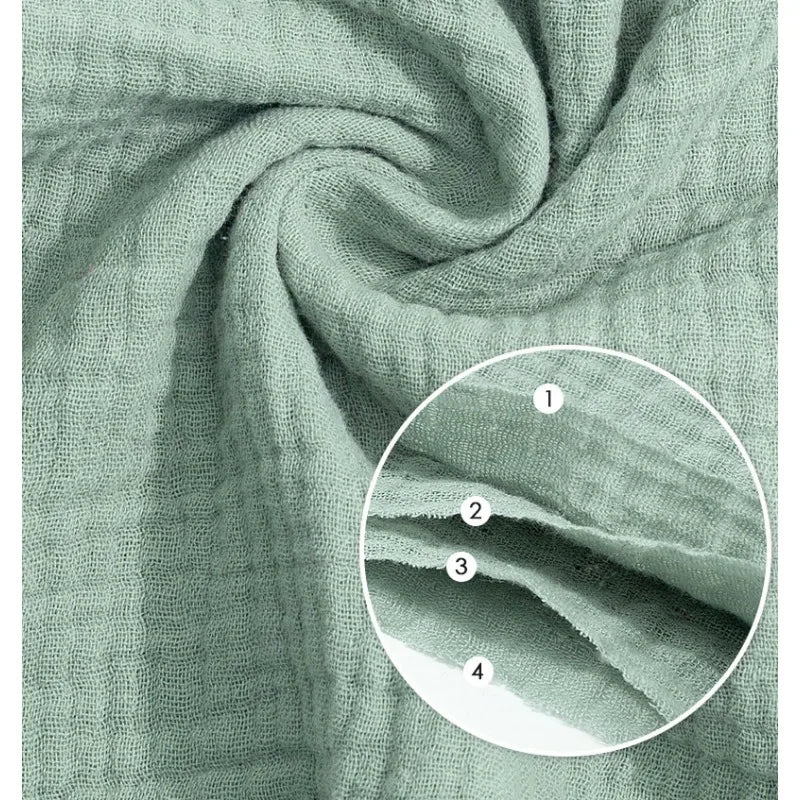 Soft Cotton Gauze Baby Towel Set | Newborn Muslin Handkerchief for Bath and Face