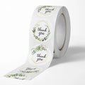 500 Pieces Round Floral Thank You Stickers | Self-Adhesive Gratitude Labels