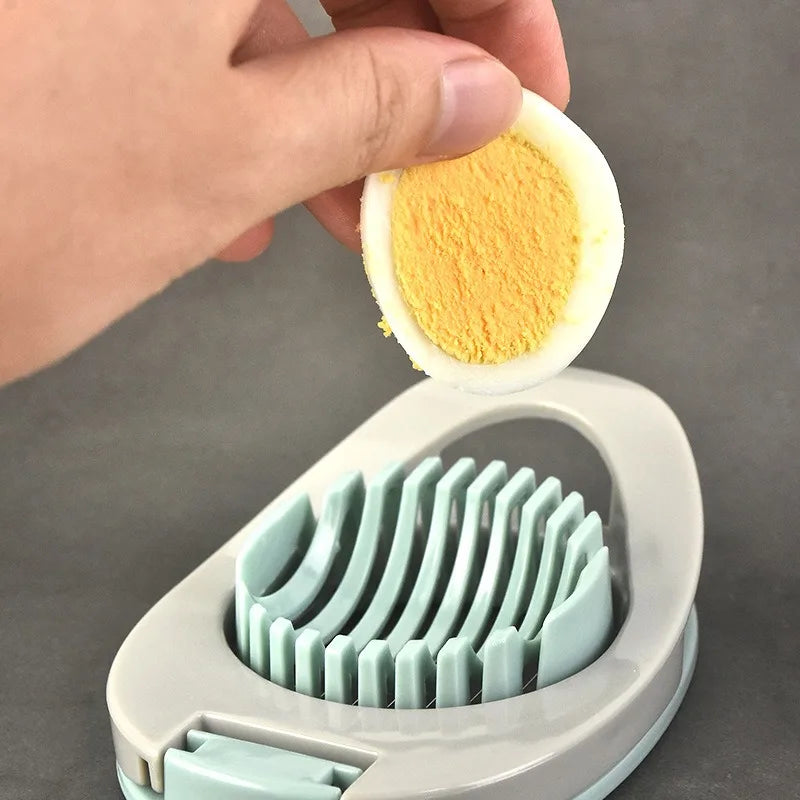 Stainless Steel Egg Slicer | Multipurpose Kitchen Cutter for Eggs and Fruit