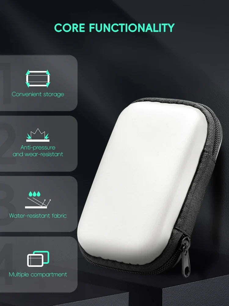 Hard Case for RG35XX Plus / Miyoo Mini Plus / R36S / R35S | Anti-Shock Portable Gaming Carrying Pouch