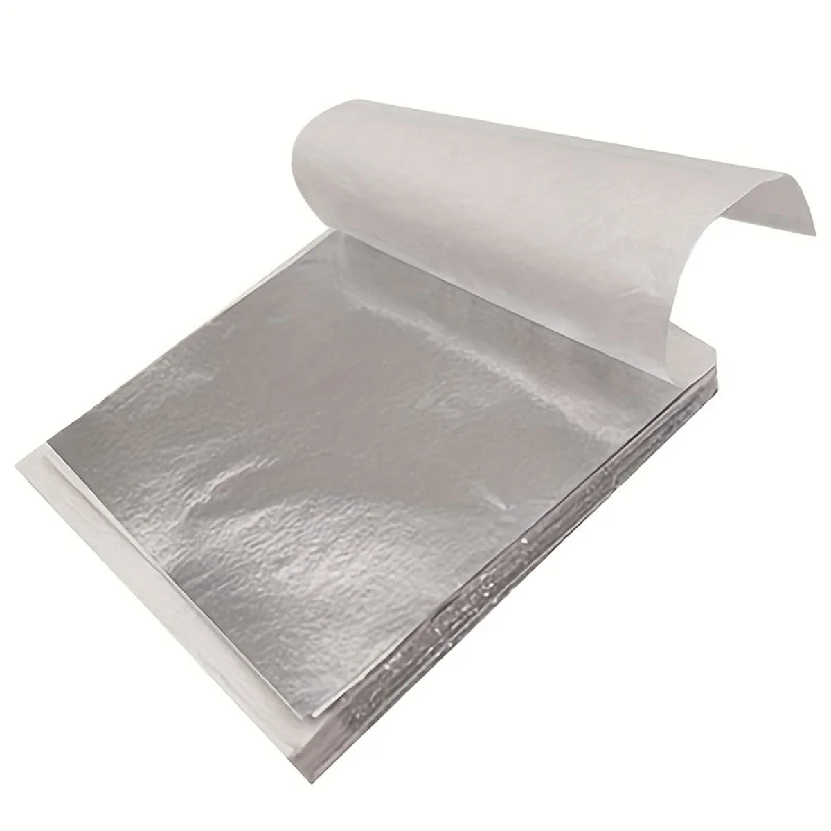 100pcs Imitation Gold Silver Foil Paper Leaf Sheets | Gilding DIY Craft Art Supplies