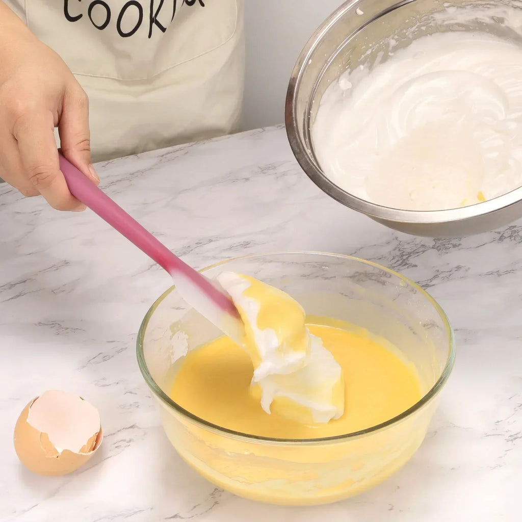 Silicone Spatula Set Heat Resistant Baking Scraper | Translucent Kitchen Utensils