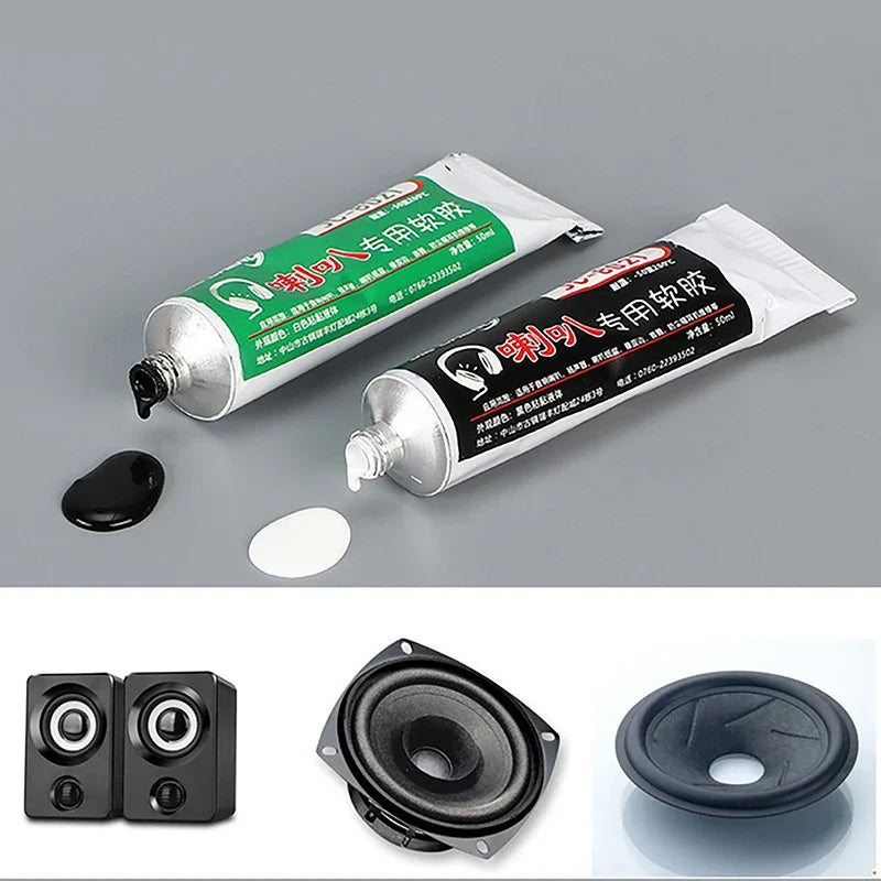 50ML Speaker Repair Glue | Professional Adhesive for Paper Cone, Edge, and Dust Bonding