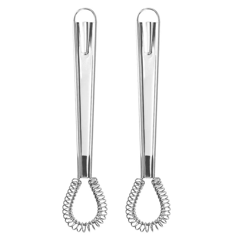 Stainless Steel Spring Manual Whisk | Handheld Mini Egg Beater for Smooth Mixing