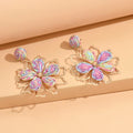 Bohemian Flower Drop Earrings | Handmade Summer Jewelry for Women