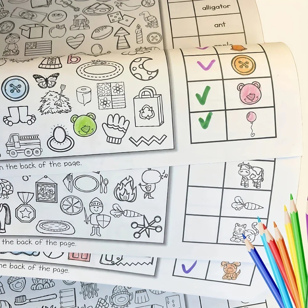Children's Coloring Books with Hidden Objects | Interactive Find-and-Color Activity Books