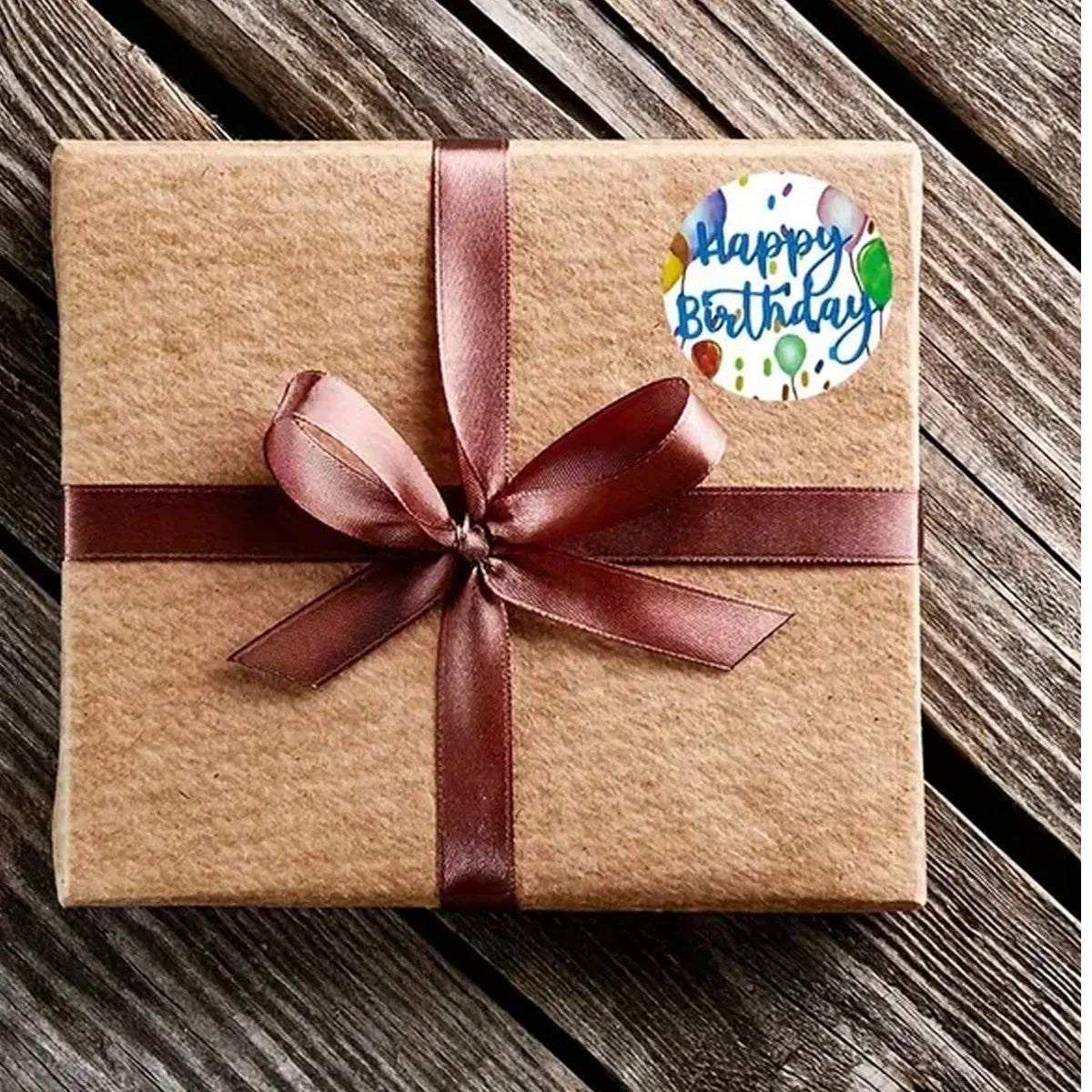 Happy Birthday Roll Stickers | Fun Party Decals for Cards and Gifts