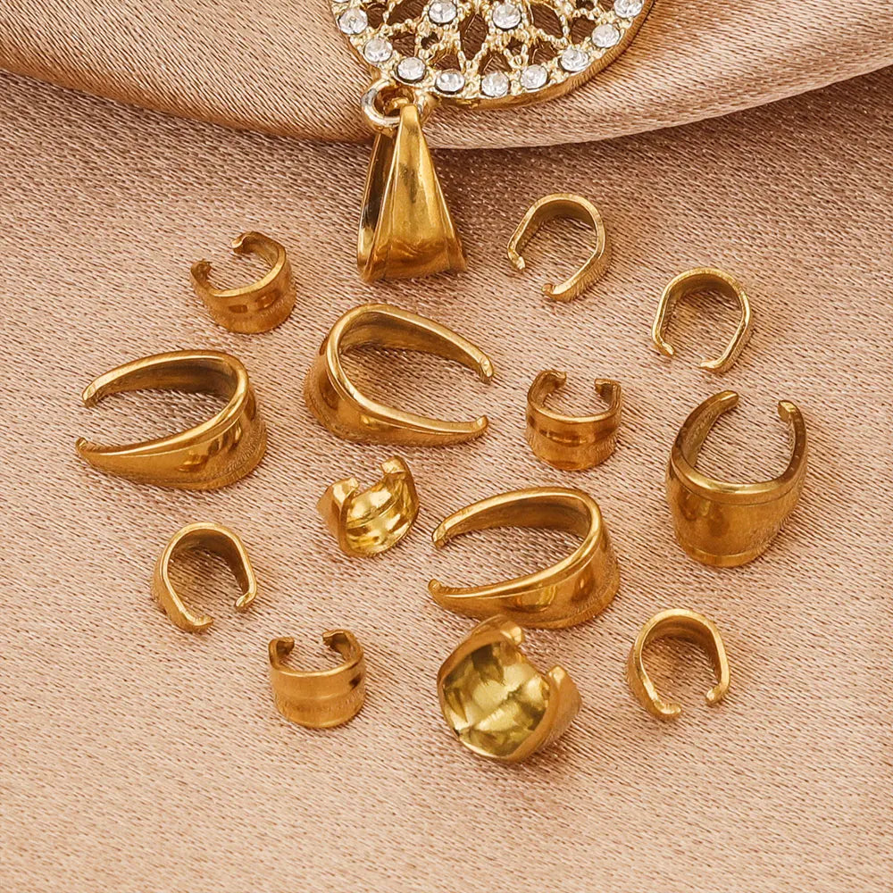 Gold Plated Melon Clasps | Stainless Steel Jewelry Connectors