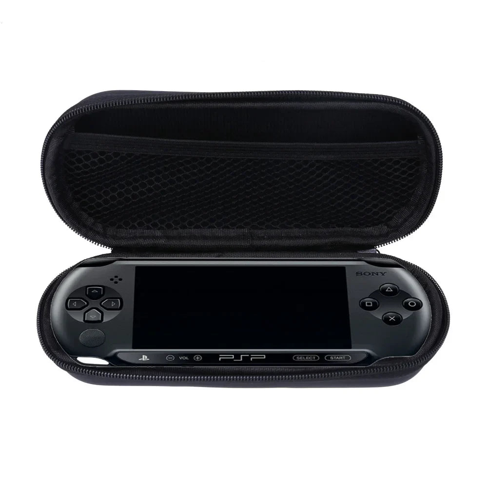 Portable PSP Carrying Case | Hard EVA Storage Bag for Sony PSP 1000/2000/3000